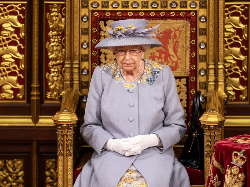 Queen Elizabeth II in formal portrait, quoted on the value of proper training and preparation